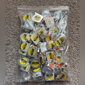 49 PC 1M/3FT Mini Measuring Tape Keychain